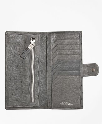 Brooks Brothers Ostrich Wallet