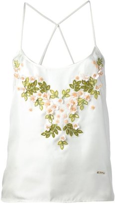 DSQUARED2 floral embellished blouse