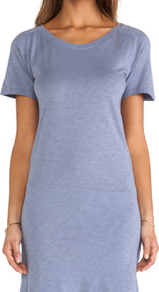 Monrow Slub Cotton Modal T-Shirt Dress