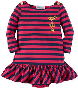 Ralph Lauren CHILDRENSWEAR Striped Cotton Dress