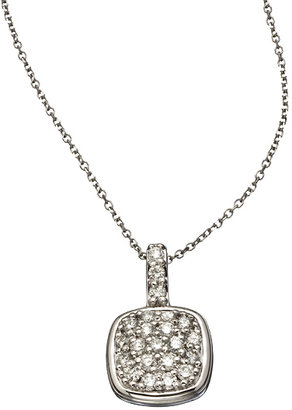 KC Designs White Gold and Diamond Cushion Pendant Necklace