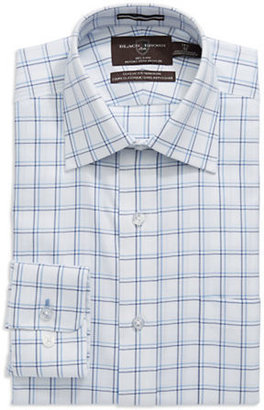 Black Brown 1826 Checkered Classic Fit Dress Shirt