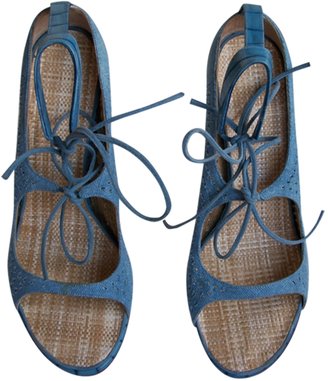 Ungaro Blue Patent leather Sandals