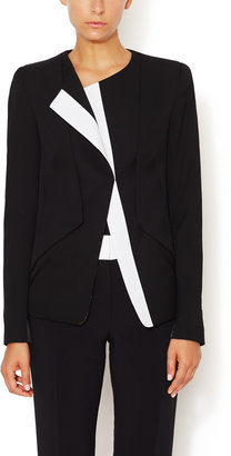 Narciso Rodriguez Wool Jacket with Contrast Placket