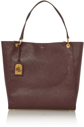 Lauren Ralph Lauren Purple large tote bag