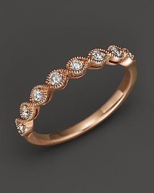 Bloomingdale's Diamond and 14K Rose Gold Stackable Ring, .25 ct. t.w.