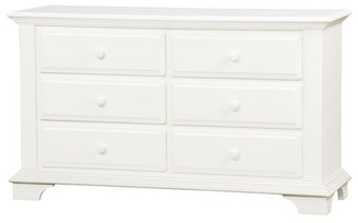 Delta® Santiago 6 Drawer Dresser- White