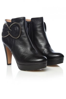 See by Chloe Leather Bow Detail Ankle Boots
