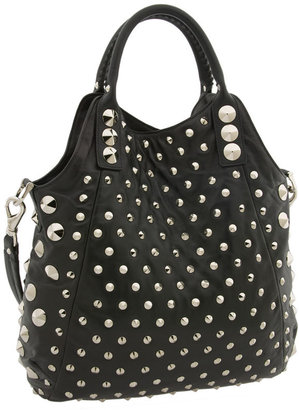 Be & D Studded Convertible Shoulder Tote