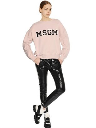 MSGM Printed Cotton Sweatshirt