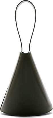 J.W.Anderson Green Leather Bucket Bag