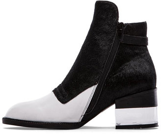 Jeffrey Campbell Leto Bootie with Cow Hair
