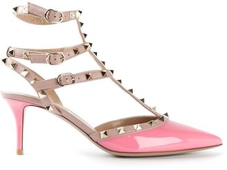 Valentino Garavani 14092 Valentino - Valentino Garavani 'Rockstud' pumps - women - Leather/Patent Leather/Metal (Other) - 41