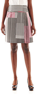 JCPenney Worthington Drop-Waist Pleated Skirt