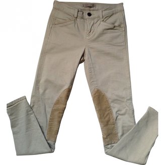 J Brand Beige Cotton/elasthane Jeans
