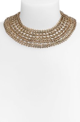 Tasha Chain Mesh Collar Necklace