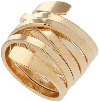 Dorothy Perkins Gold swirl ring