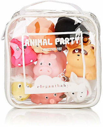 Elegant Baby Animal Party Bath Squirties Toy Set - Assorted
