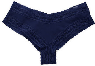 Victoria's Secret Cotton Lingerie Lace-waist Cheeky Panty