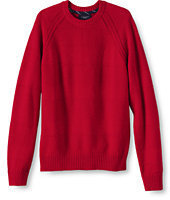 Classic Men's Fit Texture Stripe Cotton Drifter Crewneck Sweater-Bayshore Blue Stripe,16H34