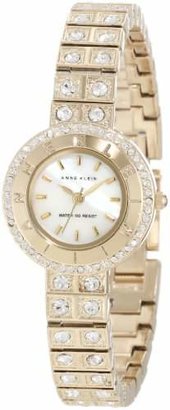 Anne Klein Women's AK/1034CMGB Swarovski Crystal Accented Watch