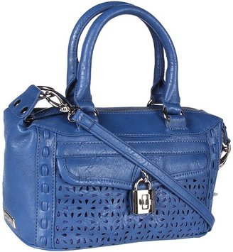 Jessica Simpson Madison Perforated Mini Satchel (Denim) - Bags and Luggage