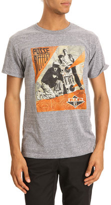 Obey Rip MCA Mottled Grey T-Shirt with Adam Yauch Print