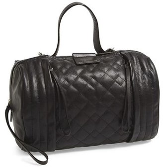Marc by Marc Jacobs 'Moto Barrel' Quilted Leather Satchel