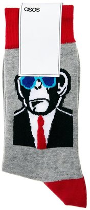 ASOS Socks With Dapper Monkey Design
