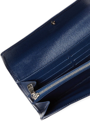 Louis Vuitton Indigo Blue Epi Leather Sarah Wallet