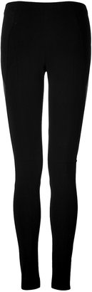 Donna Karan Leather/Jersey Leggings Gr. 40