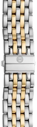 Michele 'Deco' 20mm Two-Tone Bracelet Watchband