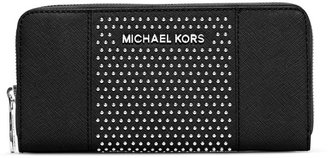 MICHAEL Michael Kors Studded Zip-Around Continental Wallet