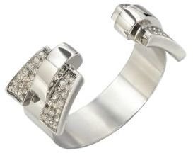 Ca&Lou Tilda Pavé Crystal Cuff Bracelet/Silvertone