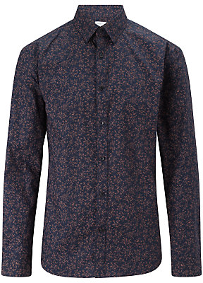 Selected Terrance Floral Shirt, Navy