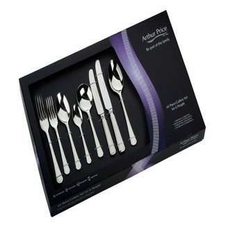 Arthur Price Grecian 18/10 Stainless Steel 44 Piece Cutlery Set For 6