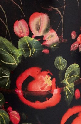 Jean Paul Gaultier Garden Print Cold Shoulder Top