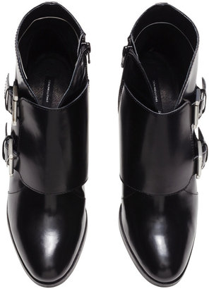H&M Leather Boots - Black - Ladies