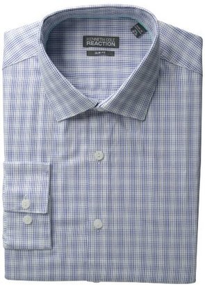 Kenneth Cole Reaction Men's Long-Sleeve Slim-Fit Check Shirt