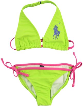 Ralph Lauren Girls Neon Green Bikini