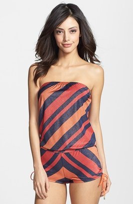Marc by Marc Jacobs 'Cory Stripe' Bandeau Cover-Up Romper