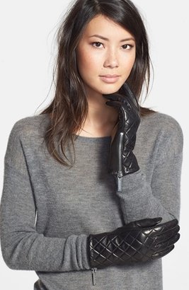 MICHAEL Michael Kors Quilted Leather Gloves