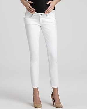 Paige Jeans - Union Skyline Ankle Peg in Optic White