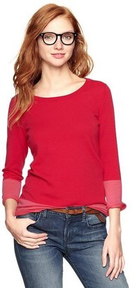 Gap Colorblock three-quarter sleeve sweater