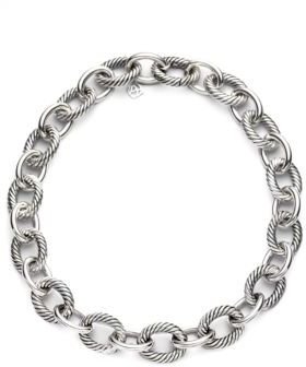 David Yurman Oval Extra-Large Link Necklace