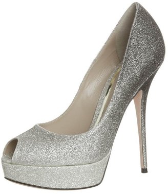 Sebastian Peeptoe heels silver