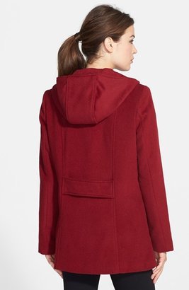 Gallery Hooded Wool Blend Coat (Online Only)