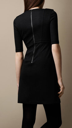 Burberry Fitted Jersey Dress