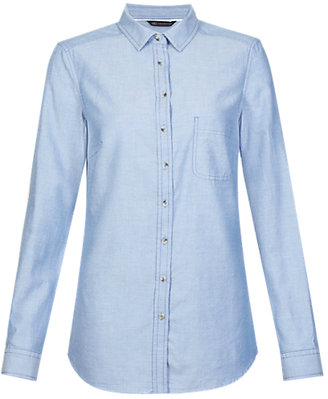 Marks and Spencer M&s Collection Pure Cotton Oxford Shirt