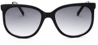 Sole Society Leena Oversized Sunglasses With Metal Details